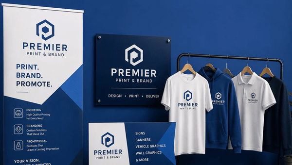 Branded merchandise set